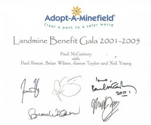 Landmine Benefit Gala 2001-2005