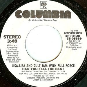 Lisa And Cult Jam* With Full Force - Can You Feel The Beat