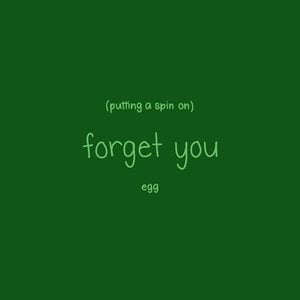 putting a spin on forget you