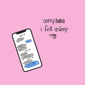 sorry haha i fell asleep